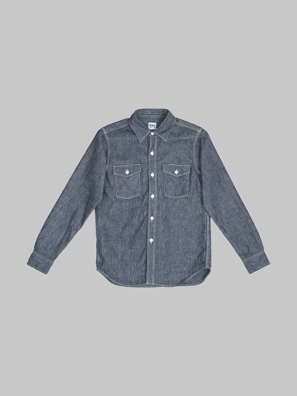 UES 11.4oz Indigo Double Weave Shirt