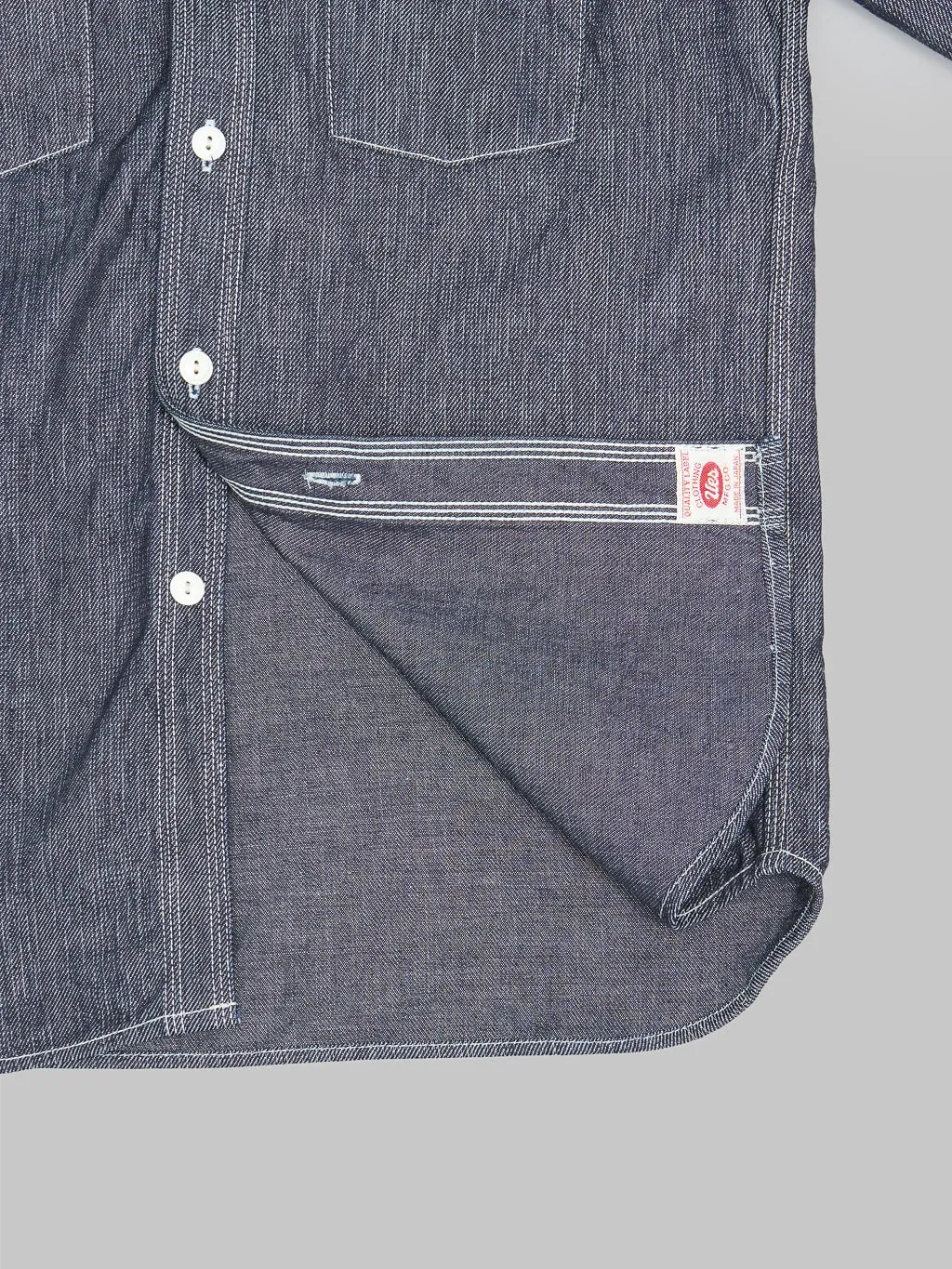 UES 11.4oz Indigo Double Weave Shirt