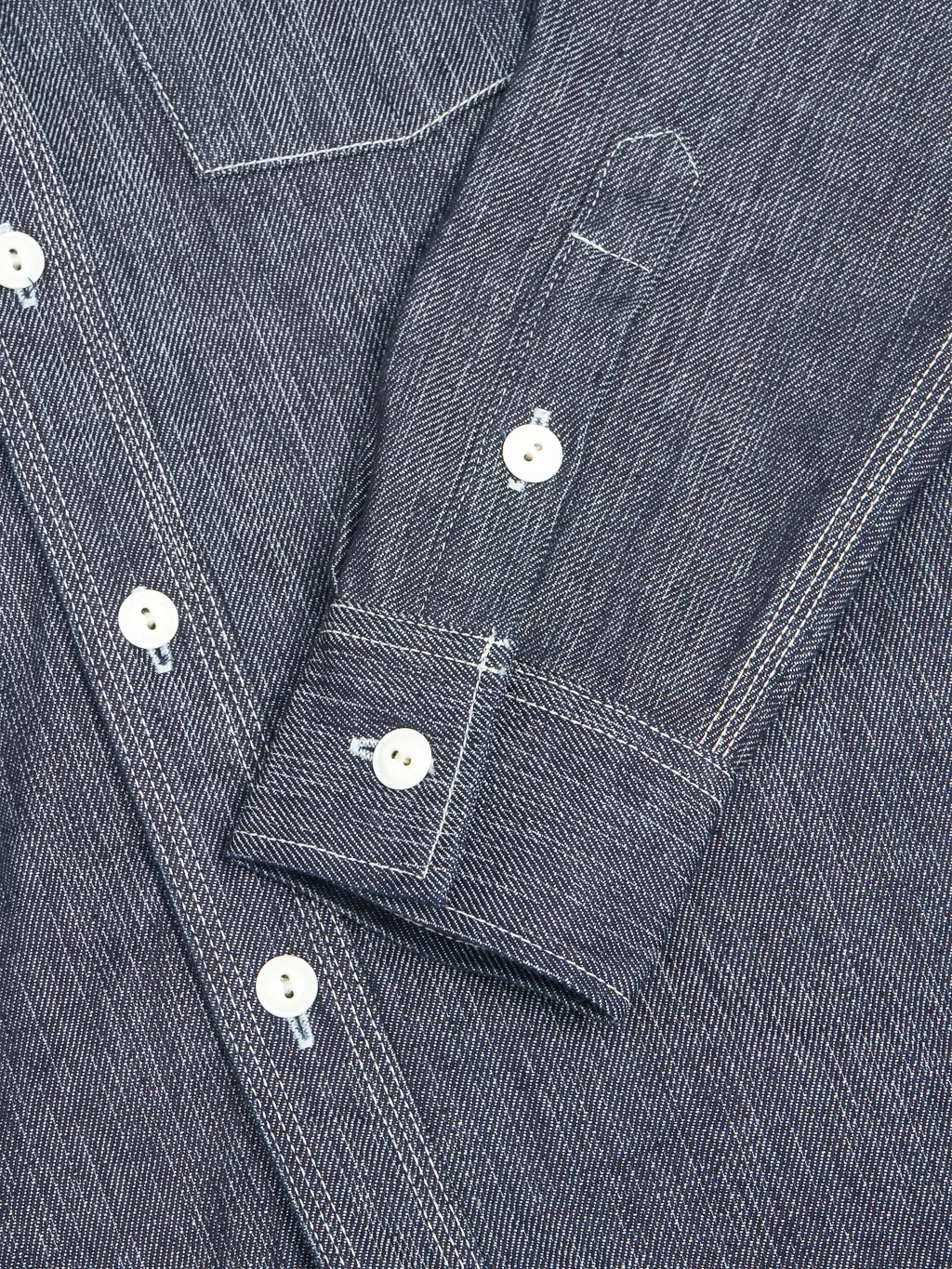 UES 11.4oz Indigo Double Weave Shirt