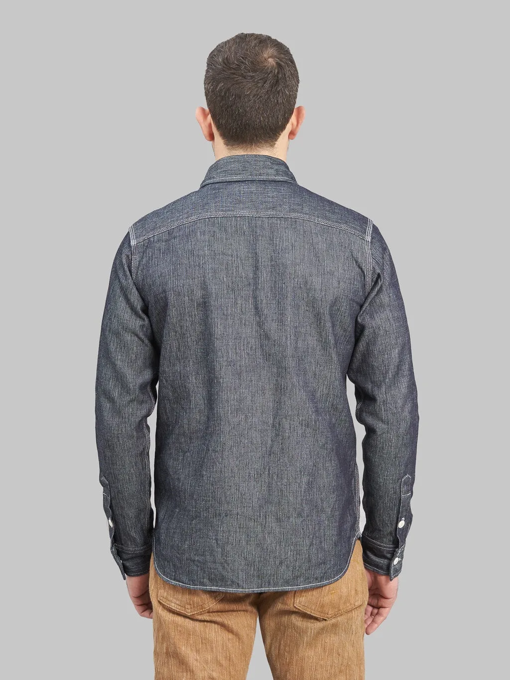 UES 11.4oz Indigo Double Weave Shirt