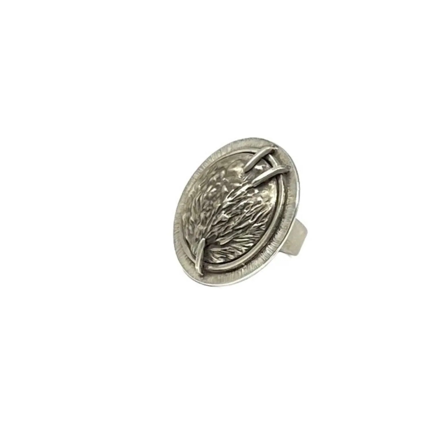 Wild Grass Shield Ring