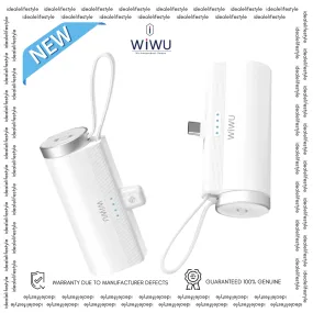 WIWU Wi-W026 Capsule Mobile Power Bank Mini USB-C Portable Charger with Watch Charger