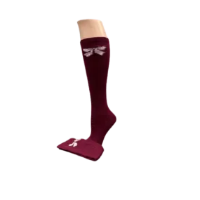 Women's Bow Socks, Women's Acrylic Knee-Hi Socks, Women's Boot Socks